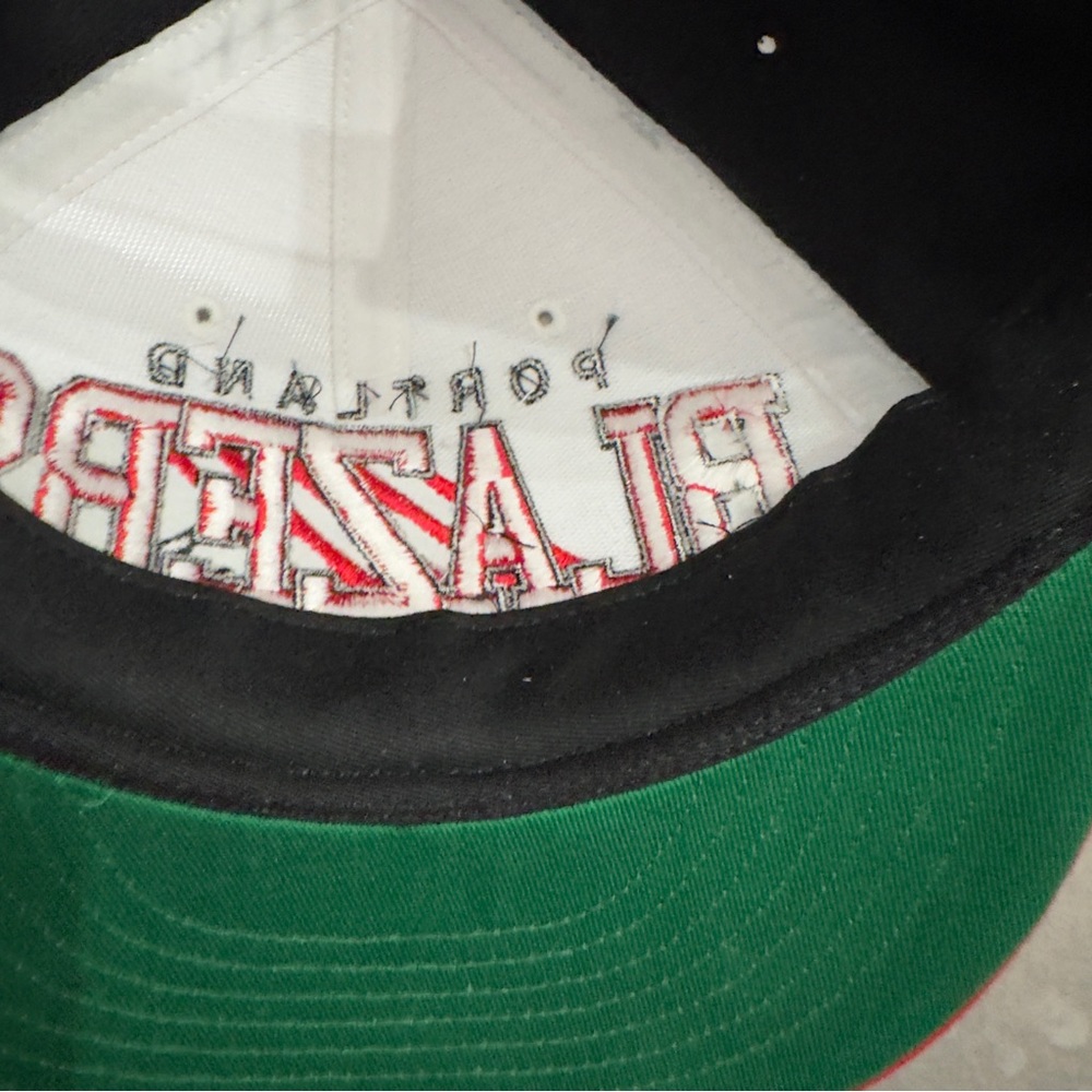 ’47 Brand Portland Trail Blazers NBA Snapback Cap Hat – Red, Black & White - Picture 10 of 11
